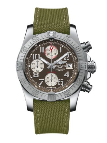 Breitling Avenger II Paslanmaz Çelik / Tungsten Gray / Military / Pin 43mm, referans A1338111/F564/106W/A20BA.1