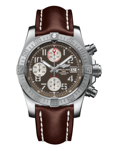 Breitling Avenger II Paslanmaz Çelik / Tungsten Gray / Calf / Folding 43mm, referans A1338111/F564/438X/A20D.1