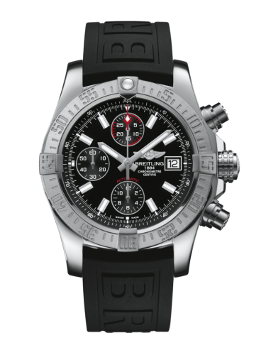 Breitling Avenger II Paslanmaz Çelik / Volcano Siyah / Kauçuk / Pin 43mm, referans A13381111B1S2