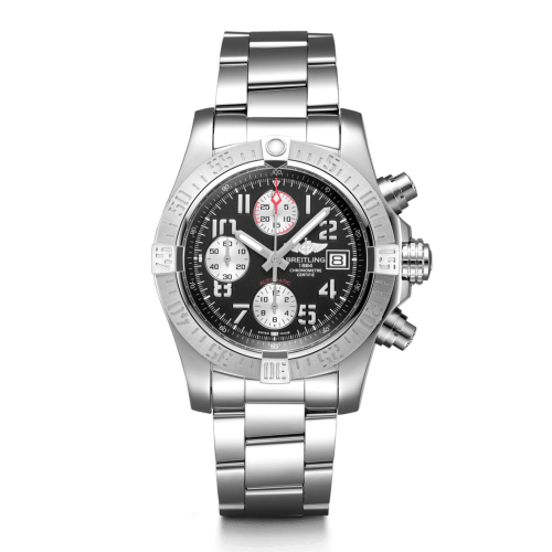 Breitling Avenger II Paslanmaz Çelik / Volcano Siyah / Bilezik 43mm, referans A13381111B2A1