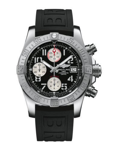 Breitling Avenger II Paslanmaz Çelik / Volcano Siyah / Kauçuk / Folding 43mm, referans A13381111B2S1