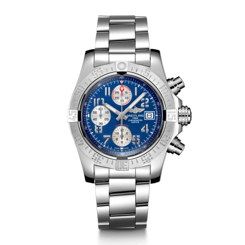Breitling Avenger II Paslanmaz Çelik / Mariner Mavi / Bilezik 43mm, referans A13381111C1A1