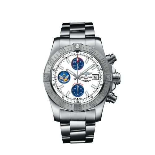 Breitling Avenger II Paslanmaz Çelik / Mavi Impulse 43mm, referans A133811A/A811/170A