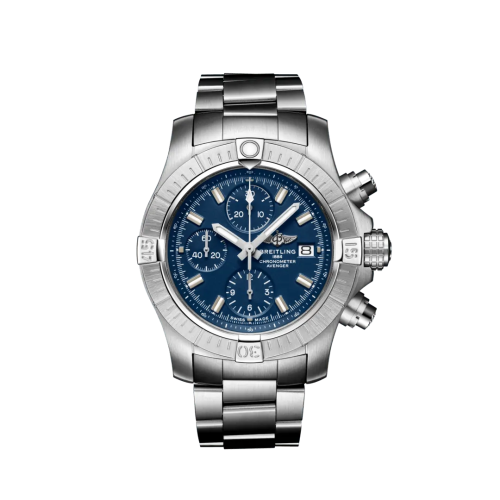 Breitling Avenger Chronograph 43 Paslanmaz Çelik / Mavi / Bilezik, referans A13385101C1A1