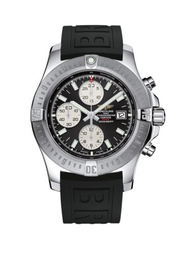Colt Chronograph Automatic Paslanmaz Çelik / Volcano Siyah / Kauçuk / Pin 44 mm