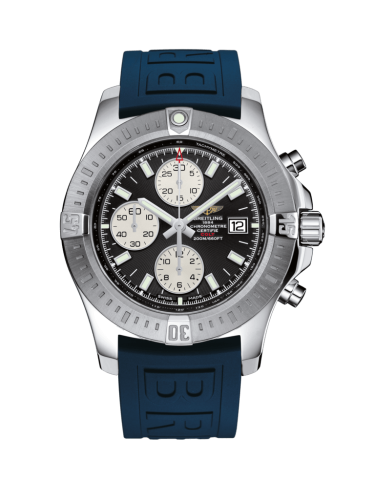 Breitling Colt Chronograph Automatic Paslanmaz Çelik / Volcano Siyah / Kauçuk / Folding 44mm, referans A1338811/BD83/157S/A20D.2
