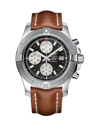 Breitling Colt Chronograph Automatic Paslanmaz Çelik / Volcano Siyah / Calf / Folding 44mm, referans A1338811/BD83/434X/A20D.1