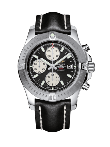 Breitling Colt Chronograph Automatic Paslanmaz Çelik / Volcano Siyah / Calf / Folding 44mm, referans A1338811/BD83/436X/A20D.1