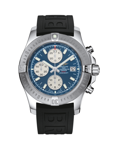 Colt Chronograph Automatic Paslanmaz Çelik / Mariner Mavi / Kauçuk / Pin 44 mm