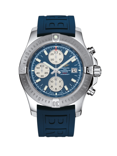 Colt Chronograph Automatic Paslanmaz Çelik / Mariner Mavi / Kauçuk / Folding 44 mm