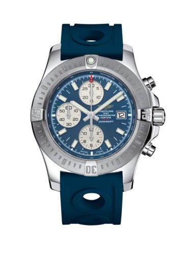 Colt Chronograph Automatic Paslanmaz Çelik / Mariner Mavi / Kauçuk / Pin 44 mm