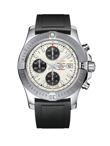 Breitling Colt Chronograph Automatic Paslanmaz Çelik / Stratus Gümüş / Kauçuk / Pin 44mm, referans A1338811/G804/131S/A20S.1