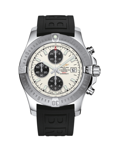 Colt Chronograph Automatic Paslanmaz Çelik / Stratus Gümüş / Kauçuk / Folding 44 mm