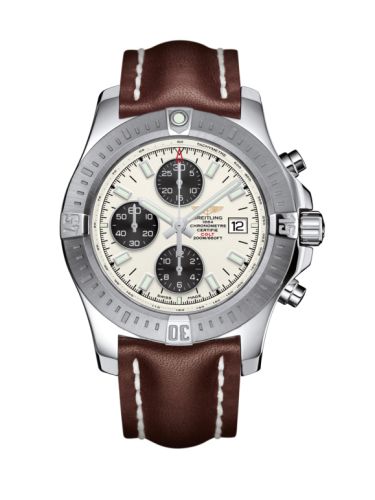 Breitling Colt Chronograph Automatic Paslanmaz Çelik / Stratus Gümüş / Calf / Pin 44mm, referans A1338811/G804/437X/A20BA.1