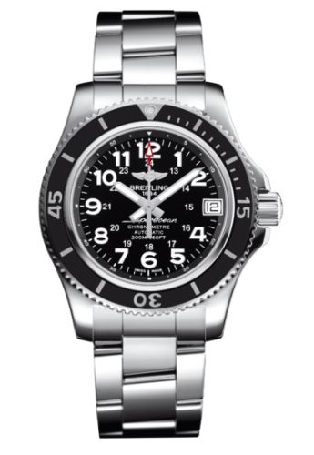 Breitling Superocean II 36 Siyah / Bilezik, referans A17312C9/BD91/179A