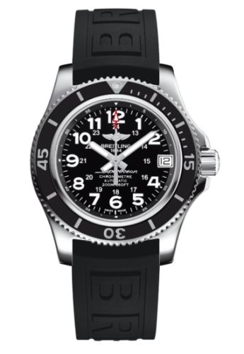 Breitling Superocean II 36 Siyah / Kauçuk, referans A17312C9.BD91.237S