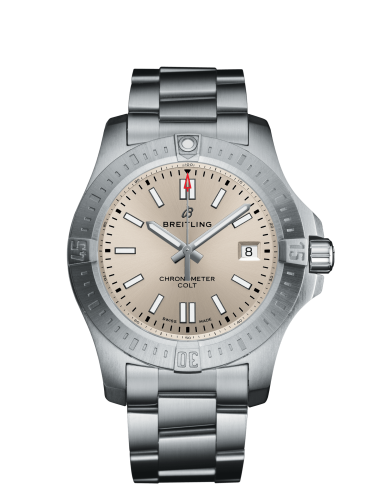 Breitling Chronomat Colt 41 Automatic Gümüş / Bilezik 41.1mm, referans A1731310.G837.190A