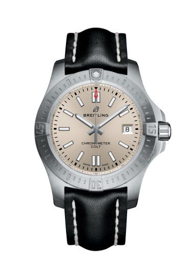 Breitling Chronomat Colt 41 Automatic Gümüş / Calf / Pin 41.1mm, referans A17313101G1X1