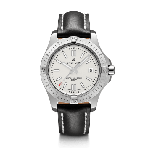 Breitling Chronomat Colt 41 Automatic Gümüş / Calf / Folding 41.1mm, referans A17313101G1X2
