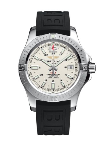 Breitling Colt 41 Automatic Stratus Gümüş / Kauçuk, referans A1731311.G820.150S