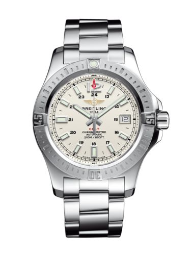 Breitling Colt 41 Automatic Stratus Gümüş / Bilezik, referans A1731311.G820.182A