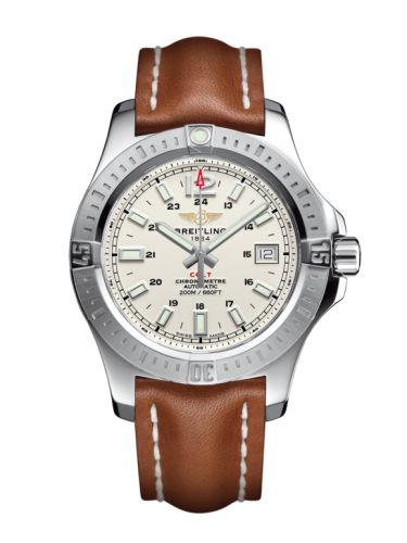 Breitling Colt 41 Automatic Stratus Gümüş / Calf, referans A1731311.G820.425X
