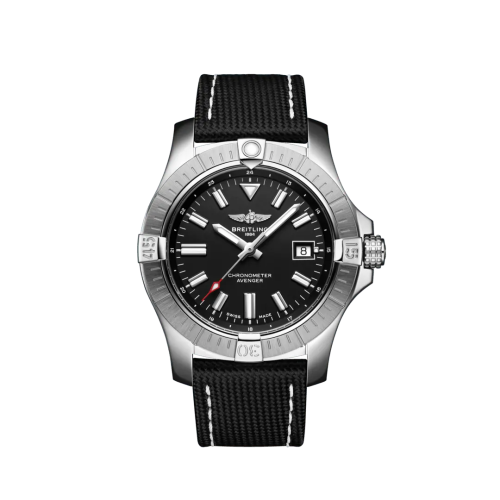 Breitling Avenger Automatic 43 Paslanmaz Çelik / Siyah / Military / Pin, referans A17318101B1X1