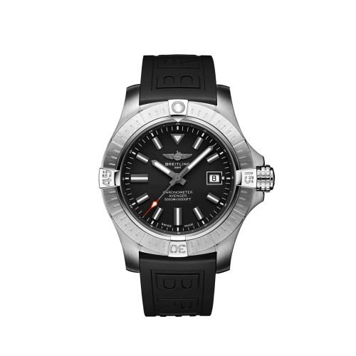 Breitling Avenger Automatic 45 Seawolf Paslanmaz Çelik / Siyah / Kauçuk, referans A173192A1B1S1