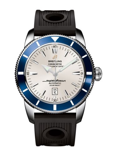 Breitling Superocean Heritage 46 Paslanmaz Çelik / Mavi / Stratus Gümüş / Kauçuk, referans A1732016.G642.201S