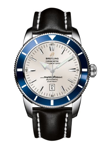 Breitling Superocean Heritage 46 Paslanmaz Çelik / Mavi / Stratus Gümüş / Calf, referans A1732016.G642.441X
