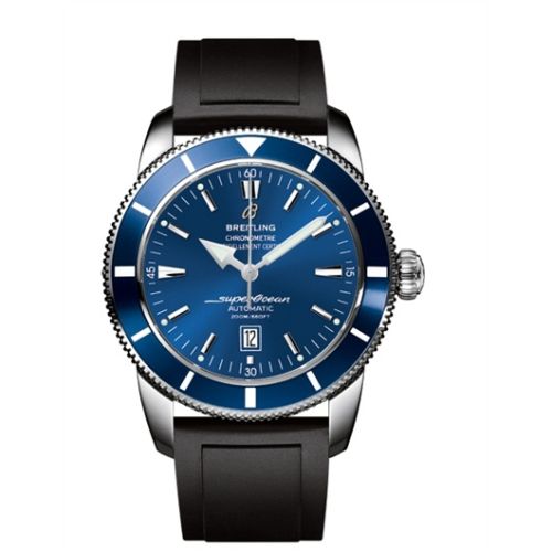 Breitling Superocean Heritage 46 Paslanmaz Çelik / Mavi / Mavi / Kauçuk, referans A1732016.C734.135S
