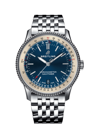 Breitling Navitimer 1 38 Automatic Paslanmaz Çelik / Mavi / Bilezik, referans A17325211C1A1