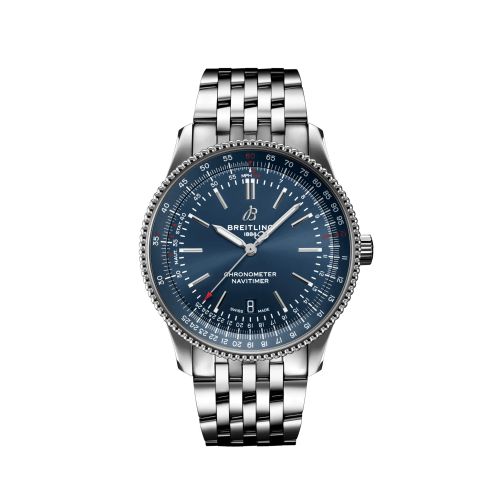 Breitling Navitimer Automatic 41 Automatic Paslanmaz Çelik / Mavi / Bilezik, referans A17326161C1A1