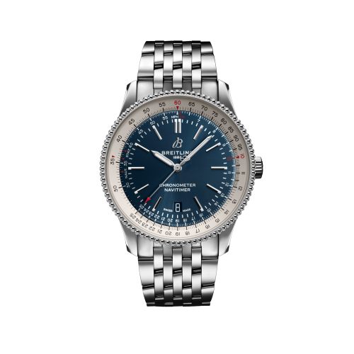Breitling Navitimer Automatic 41 Automatic Paslanmaz Çelik / Mavi / Bilezik, referans A17326211C1A1