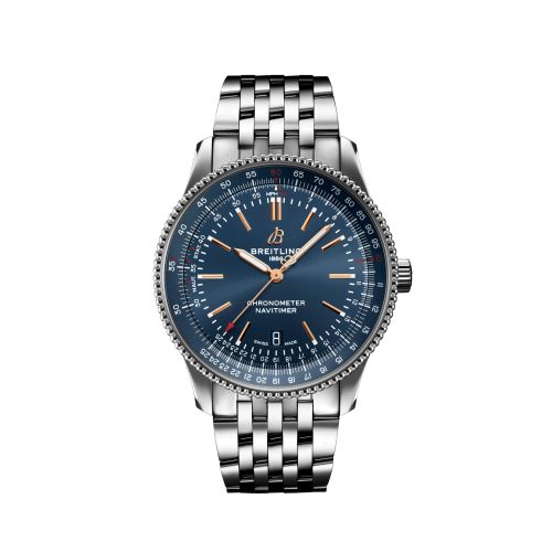 Breitling Navitimer Automatic 41 Automatic Paslanmaz Çelik / Mavi / Korea, referans A173264A1C1A1