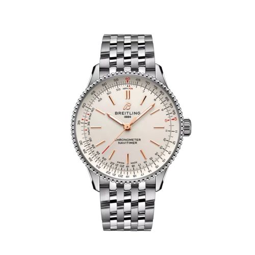 Breitling Navitimer Automatic 36 Paslanmaz Çelik / Gümüş / Bilezik, referans A17327211G1A1