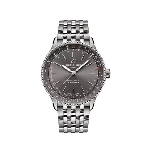 Breitling Navitimer Automatic 36 Stainless Steel / Gray / Bracelet, reference A17327381B1A1