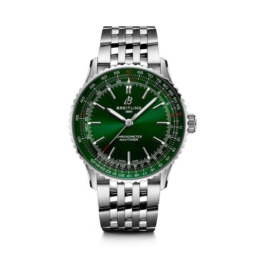 Breitling Navitimer Automatic 41 Automatic Stainless Steel / Green / Bracelet, reference A17329371L1A1