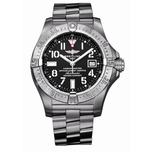 Breitling Avenger Seawolf Paslanmaz Çelik / Siyah 45.4mm, referans A1733010.B906