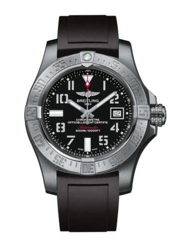Breitling Avenger II Seawolf Paslanmaz Çelik / Volcano Siyah / Kauçuk 45mm, referans A1733110/BC31/131S