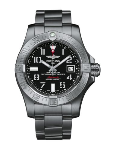Breitling Avenger II Seawolf Paslanmaz Çelik / Volcano Siyah / Bilezik 45mm, referans A17331101B2A1
