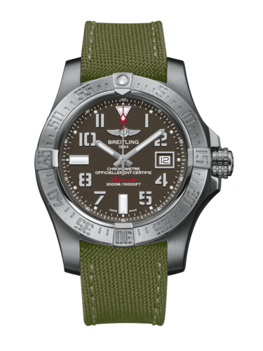 Breitling Avenger II Seawolf Paslanmaz Çelik / Tungsten Gray / Military / Pin 45mm, referans A1733110/F563/106W/A20BASA.1