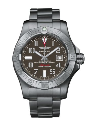 Breitling Avenger II Seawolf Paslanmaz Çelik / Tungsten Gray / Bilezik 45mm, referans A1733110/F563/169A