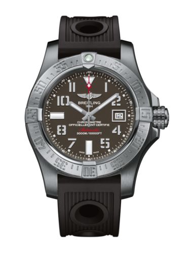 Breitling Avenger II Seawolf Paslanmaz Çelik / Tungsten Gray / Kauçuk / Folding 45mm, referans A1733110/F563/200S/A20DSA.2