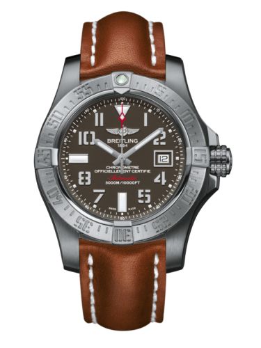 Breitling Avenger II Seawolf Paslanmaz Çelik / Tungsten Gray / Calf / Pin 45mm, referans A1733110/F563/433X/A20BASA.1