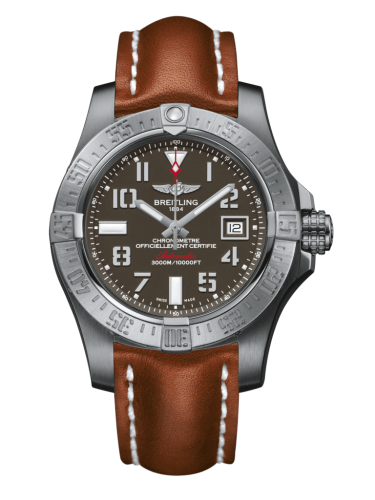 Breitling Avenger II Seawolf Paslanmaz Çelik / Tungsten Gray / Calf / Folding 45mm, referans A1733110/F563/434X/A20DSA.1