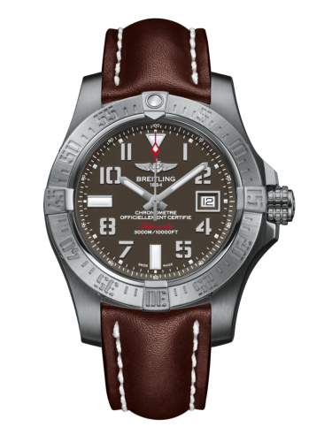 Breitling Avenger II Seawolf Paslanmaz Çelik / Tungsten Gray / Calf / Folding 45mm, referans A1733110/F563/438X/A20DSA.1