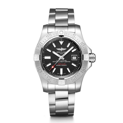 Breitling Avenger II Seawolf Paslanmaz Çelik / Volcano Siyah / Bilezik 45mm, referans A17331101B1A1