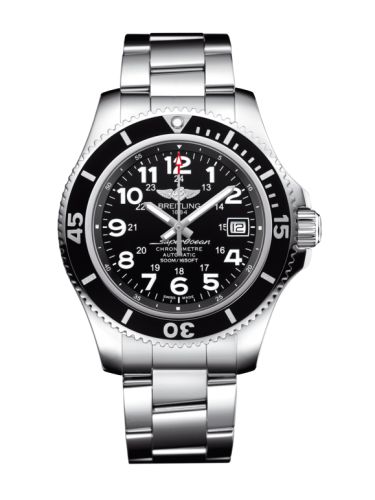 Breitling Superocean II 42 Paslanmaz Çelik / Volcano Siyah / Bilezik, referans A17365C91B1A1