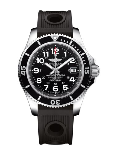 Breitling Superocean II 42 Paslanmaz Çelik / Volcano Siyah / Kauçuk, referans A17365C9.BD67.202S